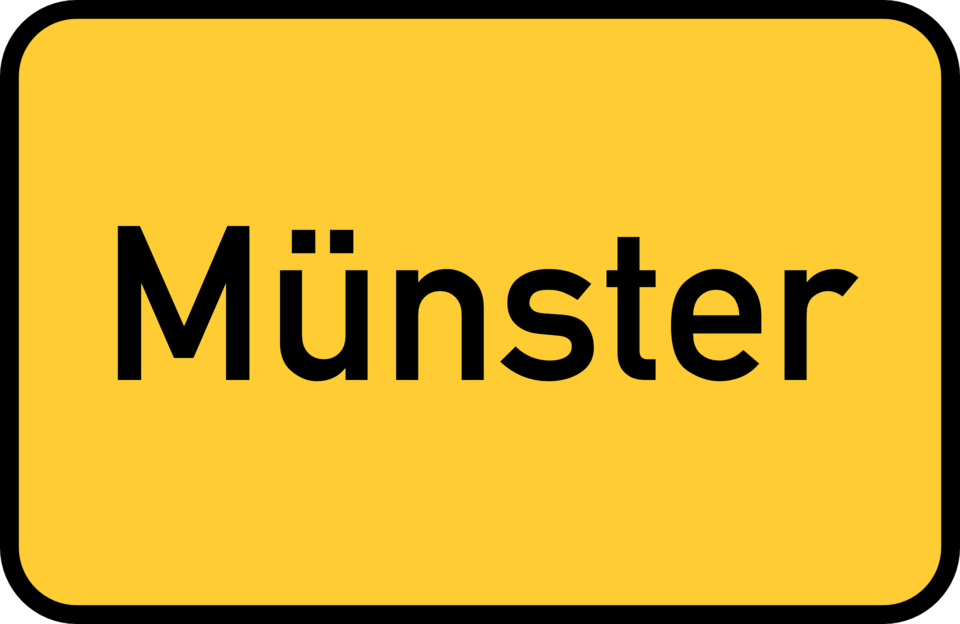 Münster Eingangsschild